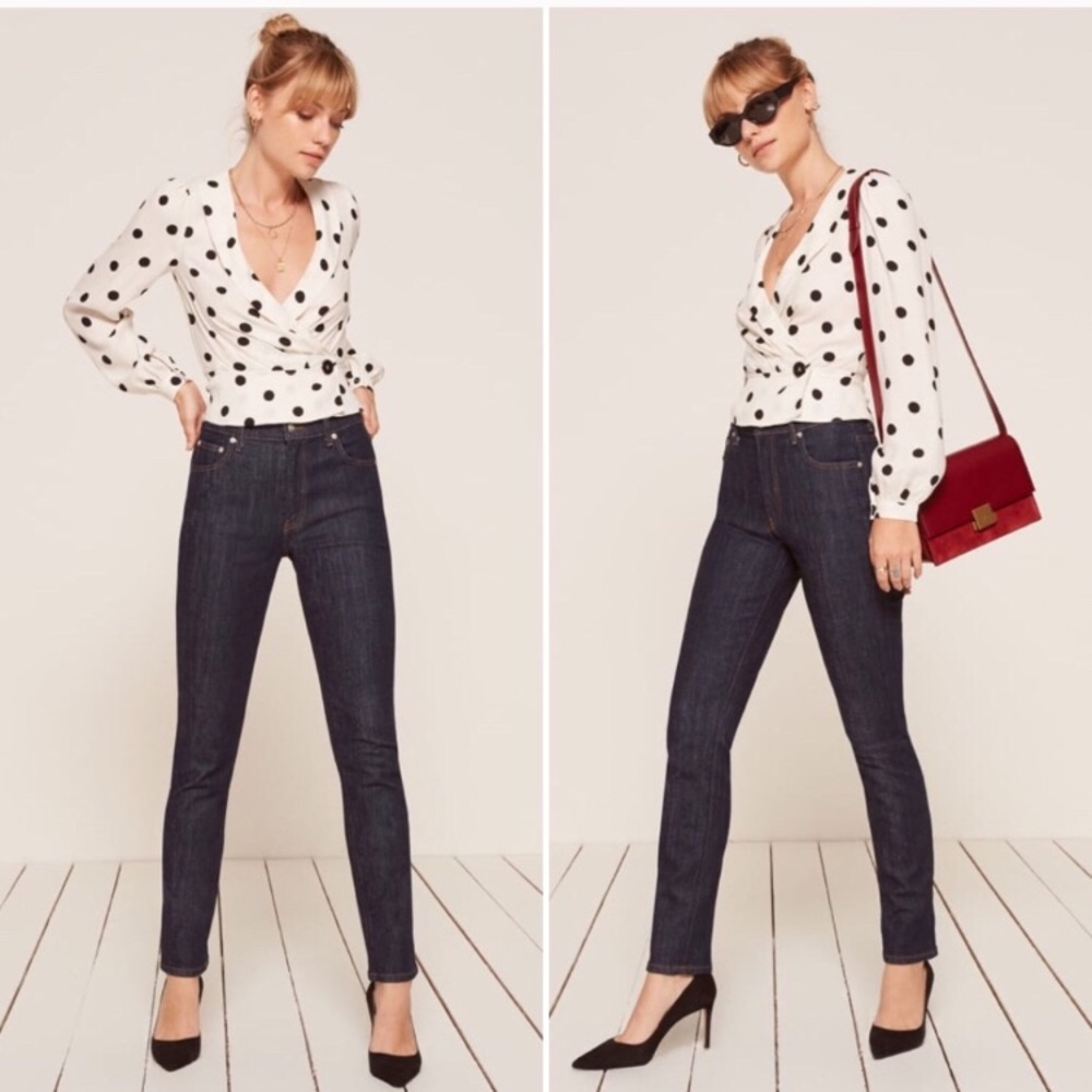 Reformation Hepburn High Skinny Jean in Hayes